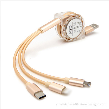 USB Cable 3 in 1 Multi Charger Cable 3 in 1 usb cable baseus
